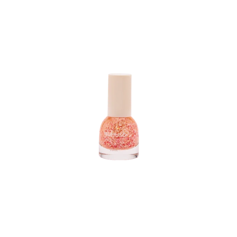 City Searching Time Nail Polish, #37 (Petals Glitter Pink)