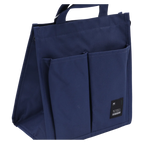 Große isolierte Lunch-Bag aus Stoff mit Aluminiumfolie, geräumig (Royalblau)
