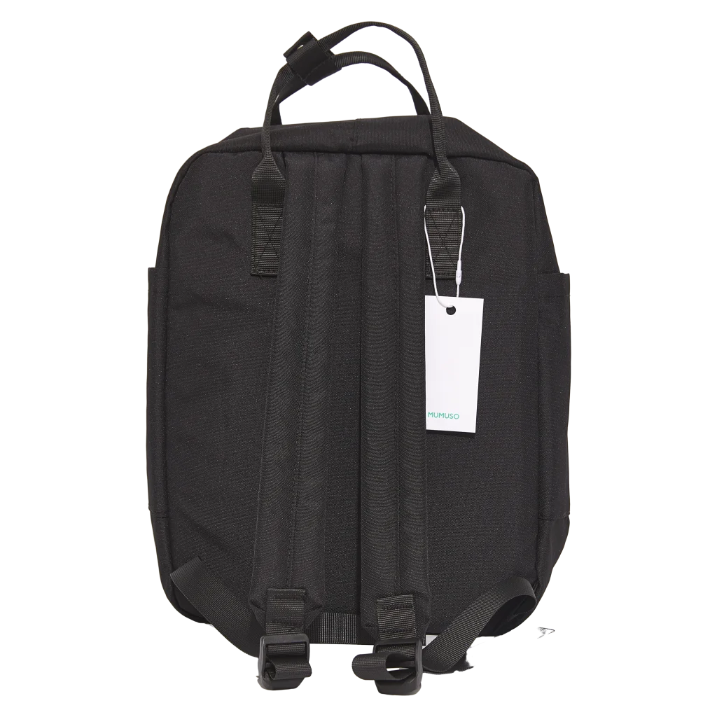 Großer Rucksack mit viel Stauraum (Schwarz)
