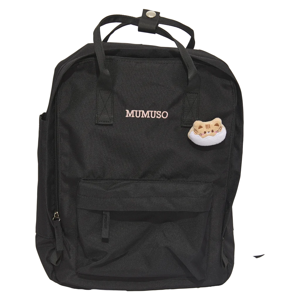 Großer Rucksack mit viel Stauraum (Schwarz)
