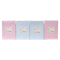 Grußkarte mit Folienprägung und Pailletten, Design Herz/Krone/Schmetterling (Rosa/Hellgrau/Hellblau/Flieder)