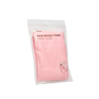 Haar-Turban-Handtuch aus Mikrofaser, 25×65 cm (Hellrosa)