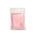 Haar-Turban-Handtuch aus Mikrofaser, 25×65 cm (Hellrosa)