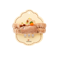 Haarband mit Capybara-Design für sanften Halt (Braun)