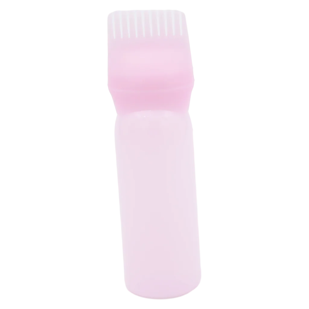 Haarfärbekamm mit Füllstandsskala für Haarfarbe (Rosa)