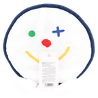 Handtuch rund mit Smiley-Design für Kinder und Erwachsene (Weiß)