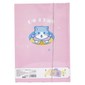 Hardcover-Notizbuch B6 mit Katzen-Design (Rosa)