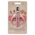 Haustier Krallenschneider mit Edelstahlklinge für Hunde und Katzen (Rosa)