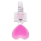 Herzförmige Haarbürste mit Panda-Design und Glitzer (Rosa/Lila)