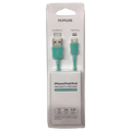 USB-Ladekabel aus TPE, 1 m, für iPhone/iPad/iPod (Grün)