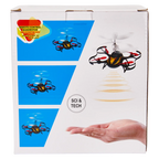 Induktions-Quadrocopter aus Polypropylen mit Dual-Modus-Fernbedienung (Schwarz/Weiß)