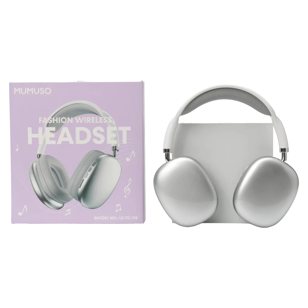 Kabelloses Headset aus Kunststoff für Musik und Anrufe (Weiß)