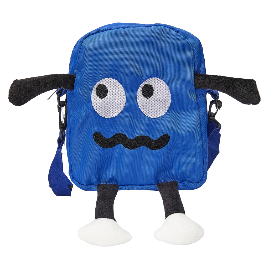 Kinder-Umhängetasche aus Polyester mit Cartoon-Design (Blau)