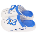 Kinder Clogs aus EVA mit Bärchen-Design, Größe 31-32 (Weiß/Blau)