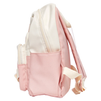 Kinder Rucksack mit Aufdruck Keep Smiling, leicht (Rosa/Weiß)