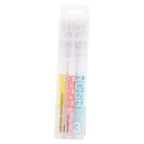3er-Pack Kinderzahnbürsten mit Design-Print (Gelb/Rosa/Blau)