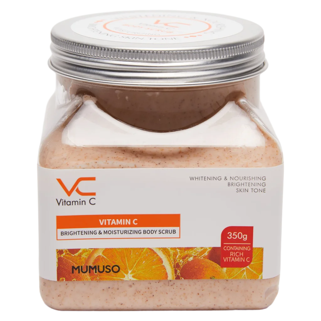 Vitamin C Körperpeeling für intensive Feuchtigkeitspflege, 350 g (Orange)