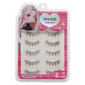 Curling False Eyelashes With Glue, 5 pcs,