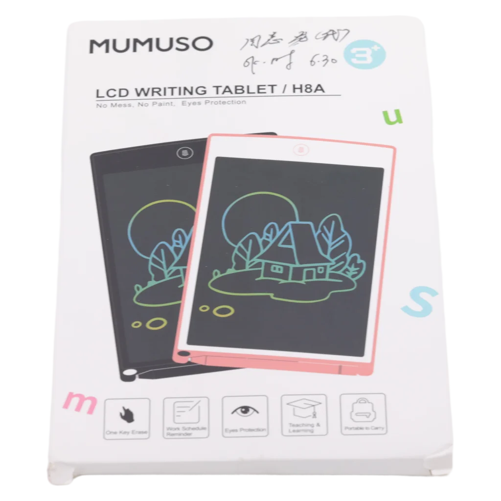 LCD-Schreibtablet für Kinder aus HIPS mit LCD-Display (Schwarz/Rosa)