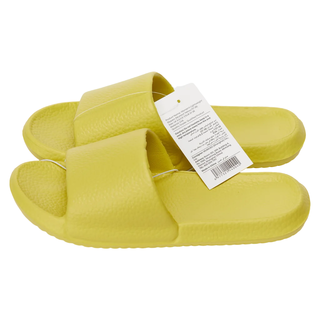 Leichte Damen-Badeslipper aus EVA (Senfgelb/39-40)