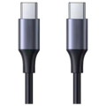 Lightning zu USB-A Ladekabel aus Flüssigsilikon, 2 m (Schwarz)