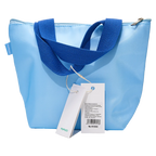 Lunch Bag aus Oxford-Stoff mit Aluminiumfolie, isoliert (Blau)