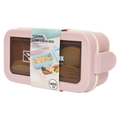 2-teilige Lunchbox aus Polypropylen, 1400 ml (Rosa)