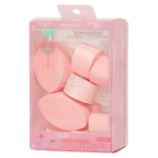 10er-Set Make-up Schwämmchen aus Polyurethan für nasse &amp; trockene Anwendung (Rosa)