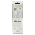 Micro USB Kabel aus TPE, 1 m (Weiß) für Android-Geräte