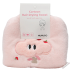 Microfaser-Haartrockentuch mit Tier-Design (Rosa), für schnelles und schonendes Haaretrocknen
