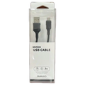 Micro-USB-Ladekabel aus TPE, 1 m (Schwarz)