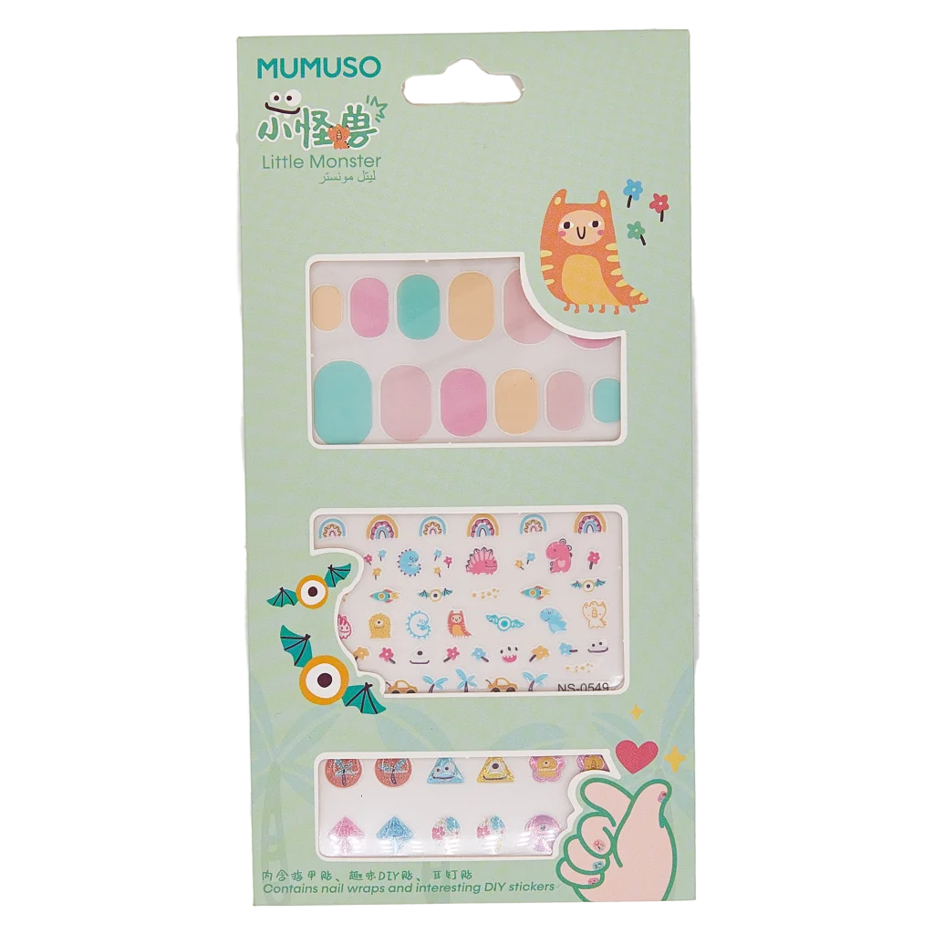 Nail Stickers Set für Kinder #05 (Little Monster)