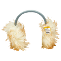 Flauschige Ohrenschützer aus Plüsch für Erwachsene und Jugendliche (Beige)