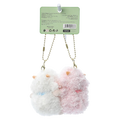 2-teiliges Plüsch-Anhänger-Set mit Schaf-Design, Magnetfunktion (Weiß/Rosa)