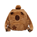 Plüschrucksack mit Capybara-Design für Kinder (Braun)