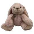 Plüschtier Hase sitzend mit freundlichem Gesicht, ca. 25 cm (Beige)