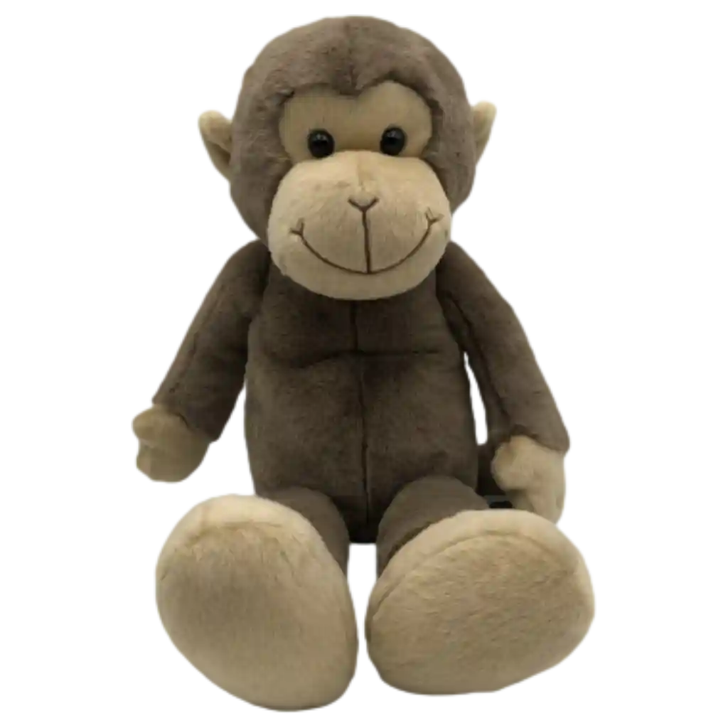 Plüschtier Affe mit langen Beinen (Braun/Beige)