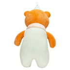 Plüschtier Bär, 65 cm mit Mütze (Braun/Mint)