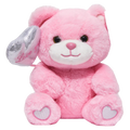 Plüschtier Bär mit Herz-Design, 25 cm (Rosa)