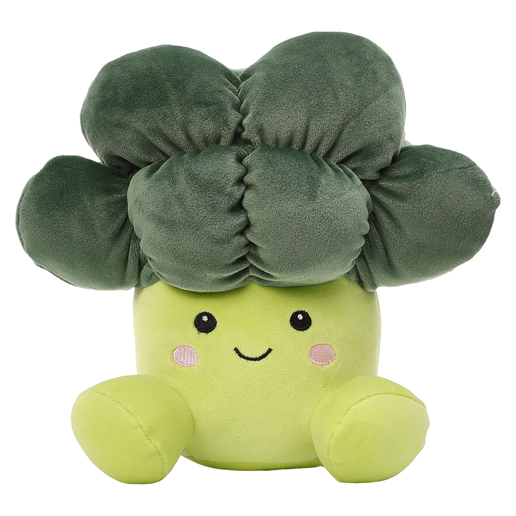 Plüschtier mit Brokkoli-Design, 22 cm (Grün)