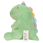 Plüschtier Dinosaurier, weich (Grün)