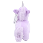 Plüschtier Einhorn, 25 cm aus Sailor-Velours mit Einhorn-Design (Lila)