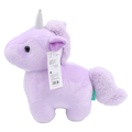 Plüschtier Einhorn, 25 cm aus Sailor-Velours mit Einhorn-Design (Lila)