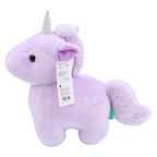 Plüschtier Einhorn, 25 cm aus Sailor-Velours mit Einhorn-Design (Lila)