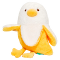 Plüschtier Ente, Kuscheltier mit Enten-Design (Weiß/Gelb)