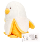 Plüschtier Ente, Kuscheltier mit Enten-Design (Weiß/Gelb)