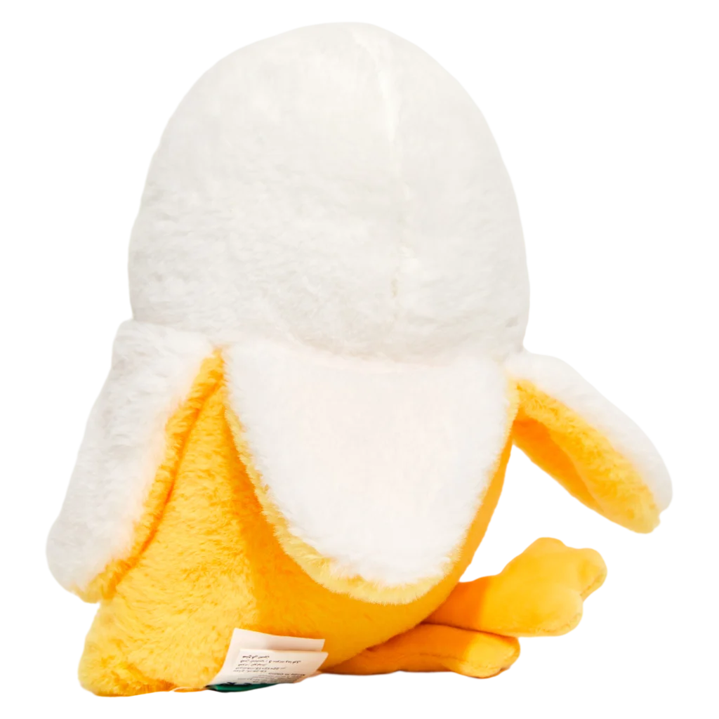 Plüschtier Ente, Kuscheltier mit Enten-Design (Weiß/Gelb)