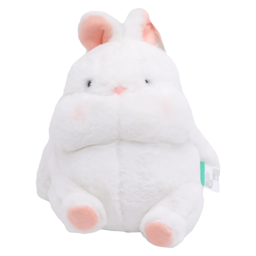 Plüschtier Hase, 22 cm mit Hasen-Design (Weiß)