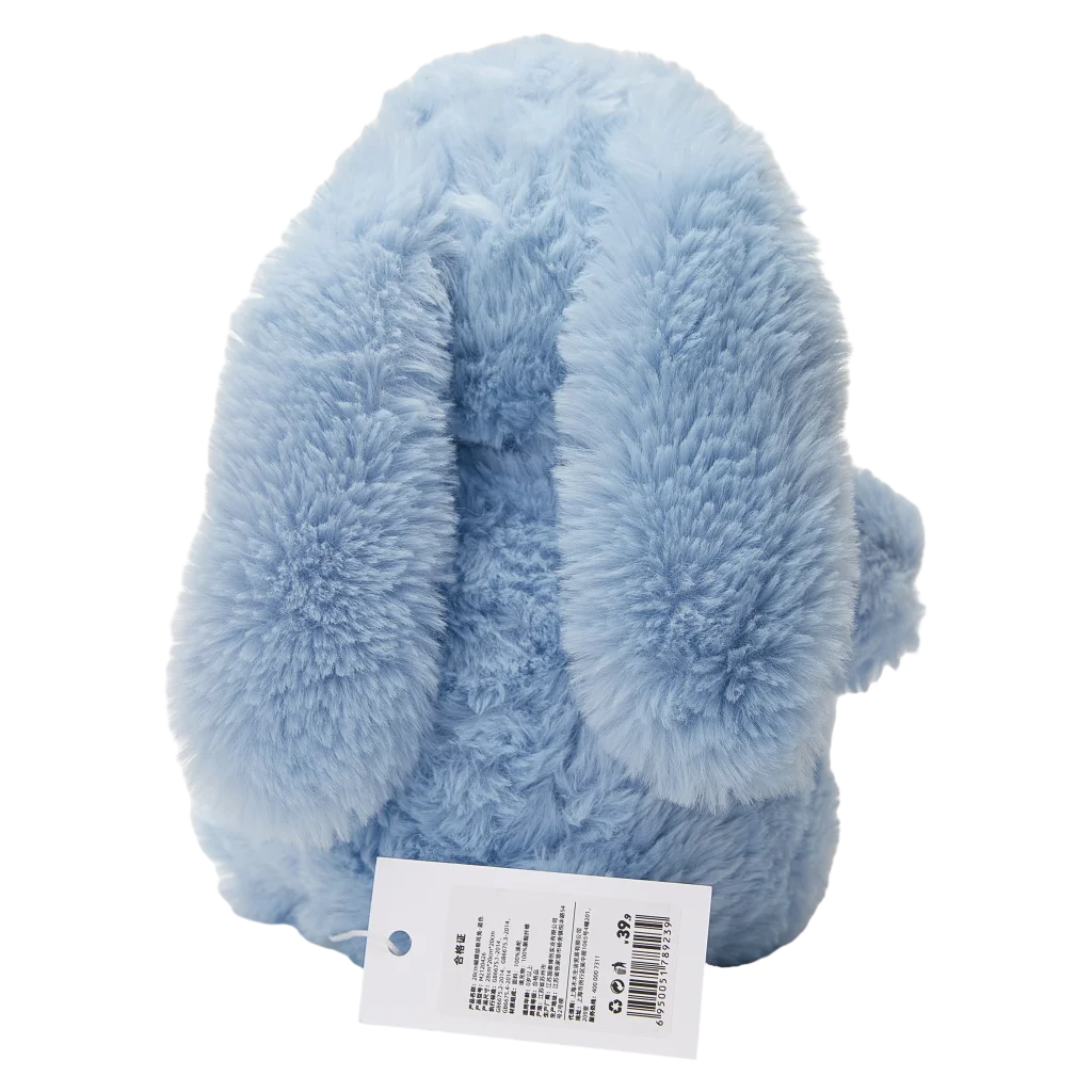 Plüschtier Hase mit Schleife, 28 cm (Blau/Weiß) für Kinder