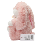 Plüschtier Hase mit Schleife, 28 cm (Rosa)